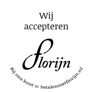 Wij accepteren Florijn