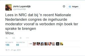 Tweet Joris Luyendijk